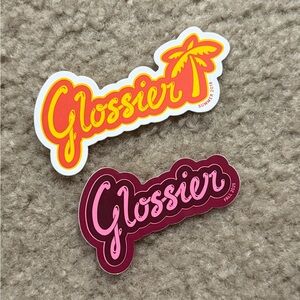 Glossier Summer 2018 Sticker & Fall 2025 Sticker